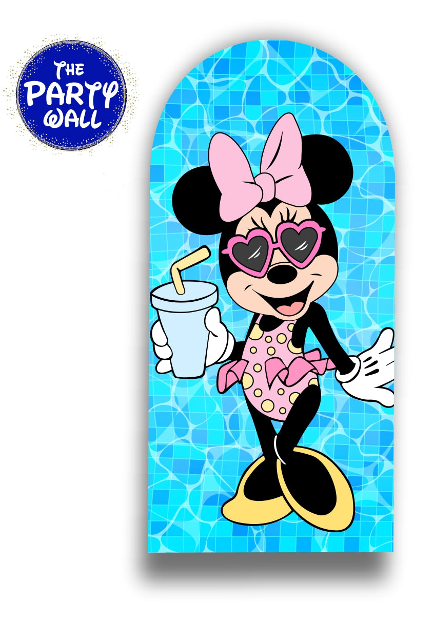 Minnie Mouse - Funda para mampara de punta redonda