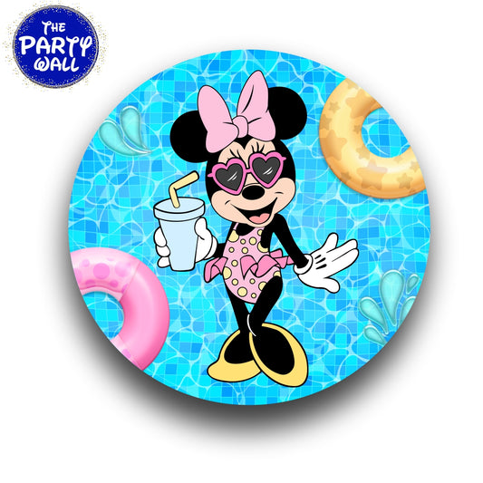 Minnie Mouse - Funda para mampara circular