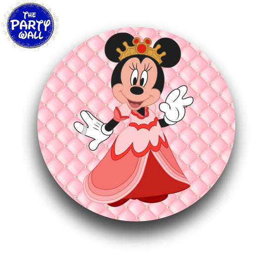 Minnie Mouse Princesa - Funda para mampara circular