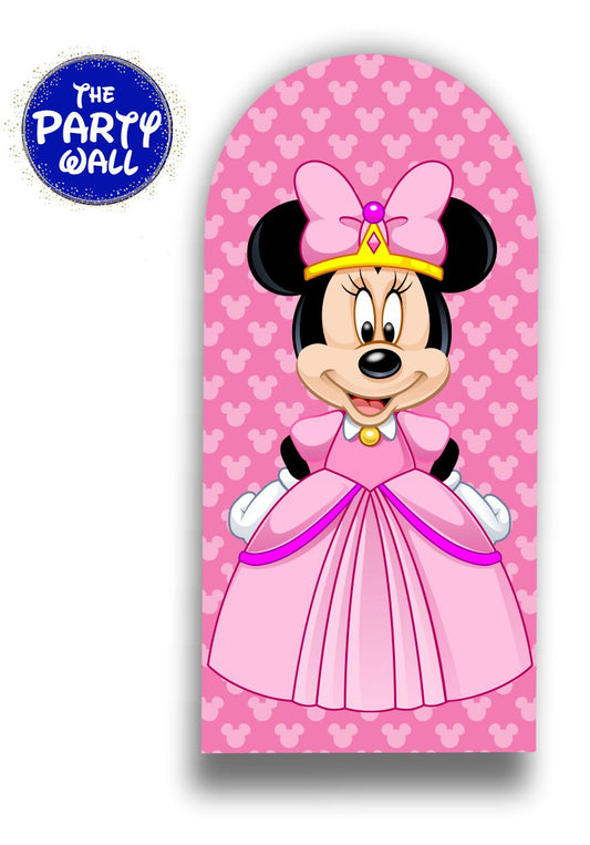 Minnie Mouse Princesa - Funda para mampara de punta redonda