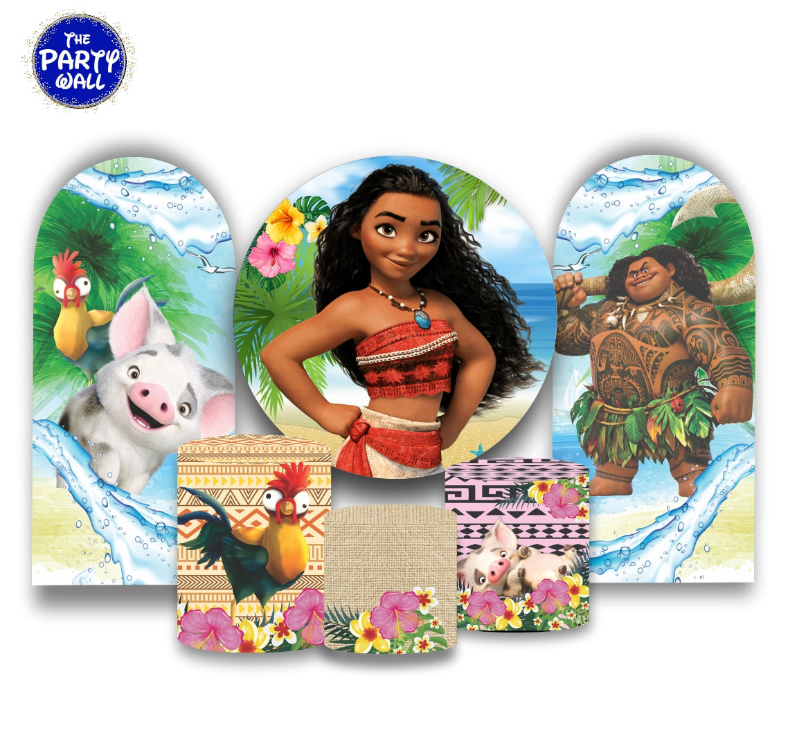 Moana - Fundas para set + 2 complementos