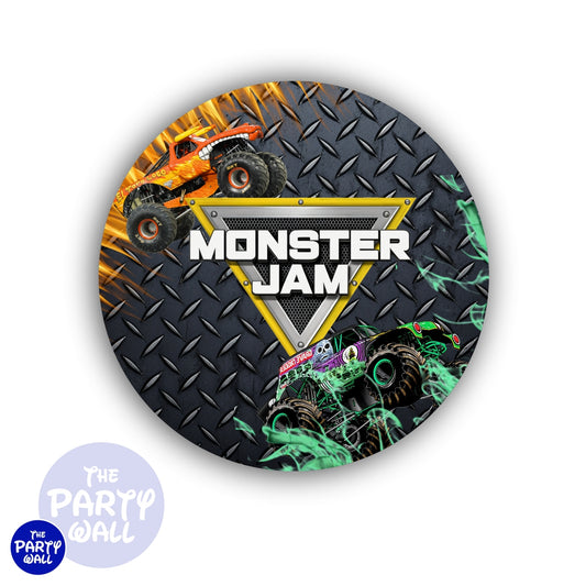 Monster Jam - Funda para mampara circular