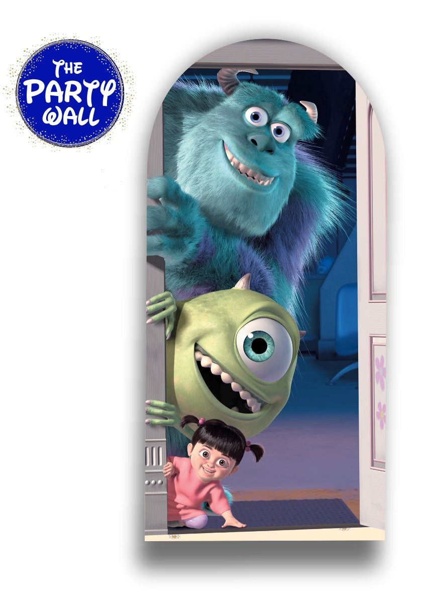 Monsters Inc - Funda para mampara de punta redonda