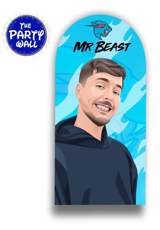 Mr Beast - Funda para mampara de punta redonda