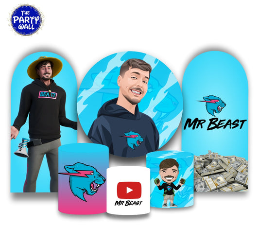Mr Beast - Fundas para set + 2 complementos