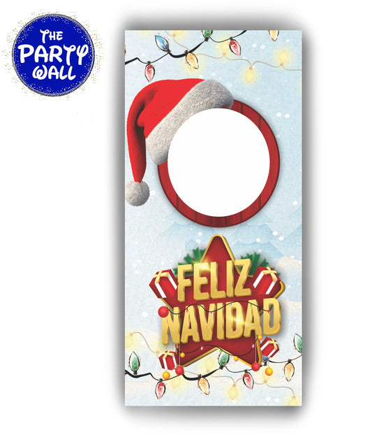 Navidad - Funda para mampara rectangular interactiva
