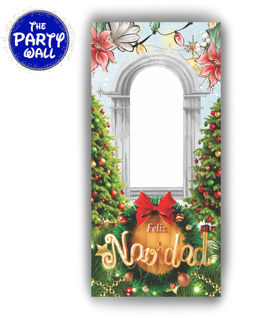 Navidad - Funda para mampara rectangular interactiva