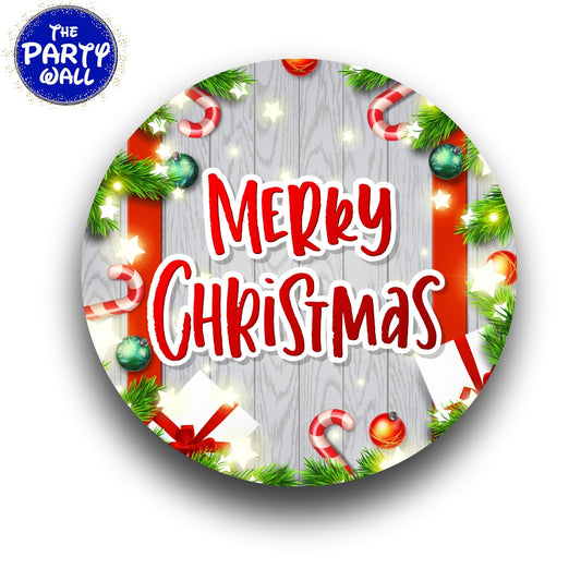 Navidad - Funda para mampara circular