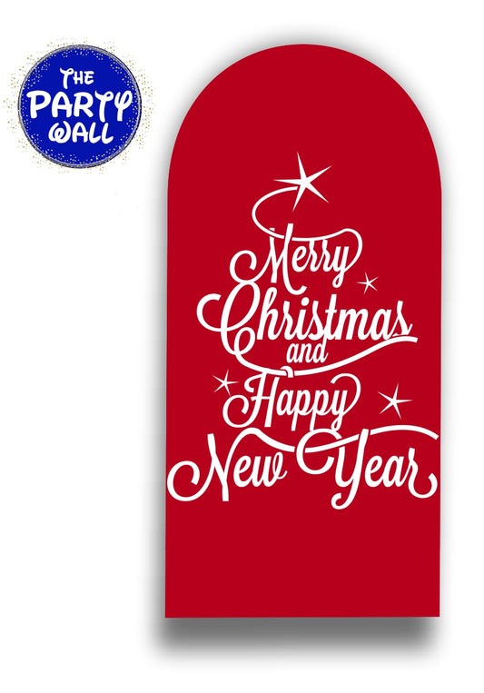 Navidad - Funda para mampara de punta redonda