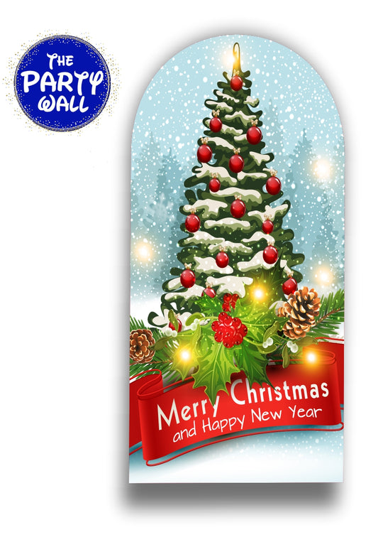 Navidad - Funda para mampara de punta redonda