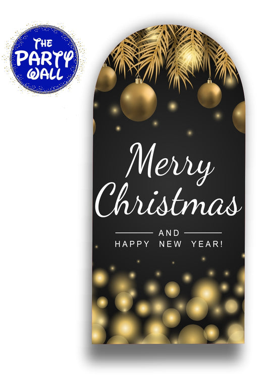 Navidad - Funda para mampara de punta redonda