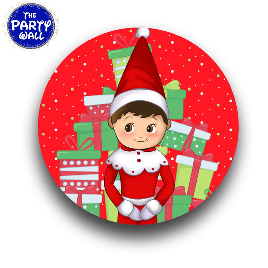 Navidad - Funda para mampara circular