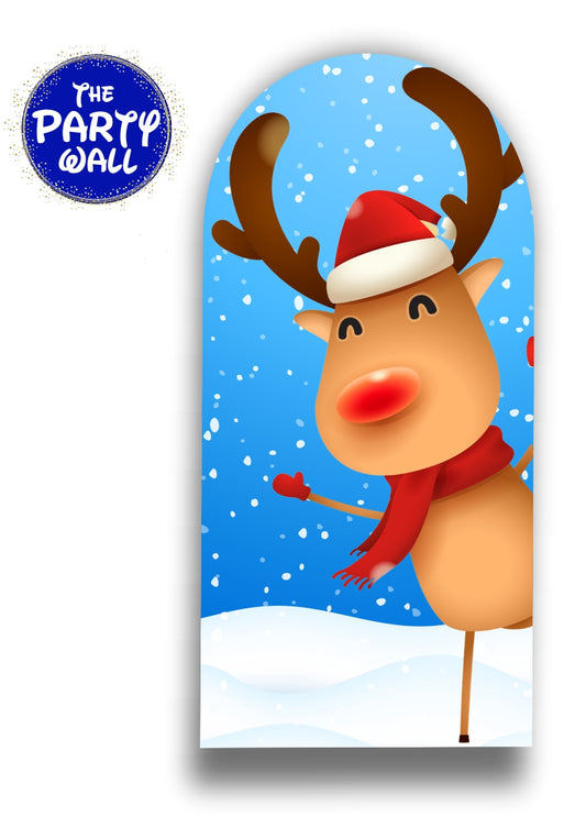 Navidad - Funda para mampara de punta redonda