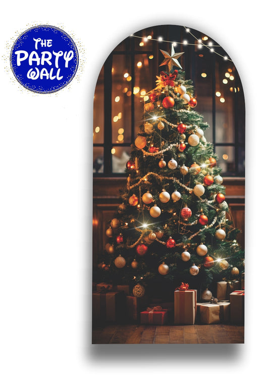 Navidad - Funda para mampara de punta redonda