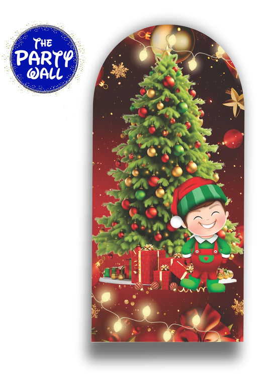 Navidad - Funda para mampara de punta redonda