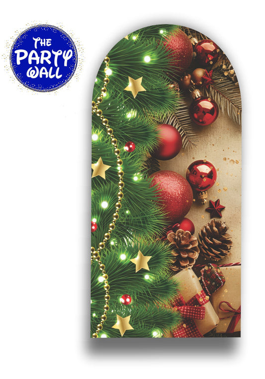 Navidad - Funda para mampara de punta redonda