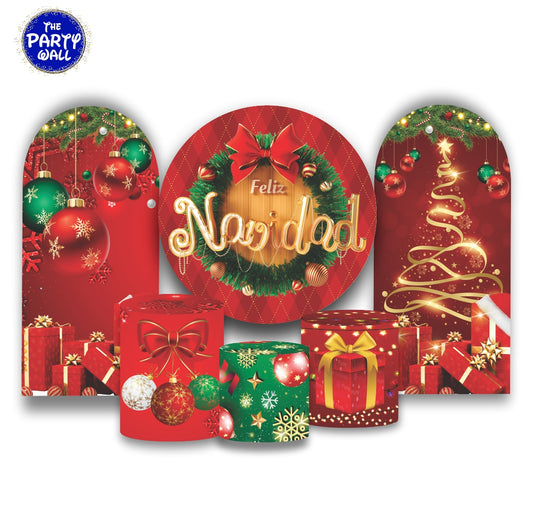Navidad - Fundas para set + 2 complementos