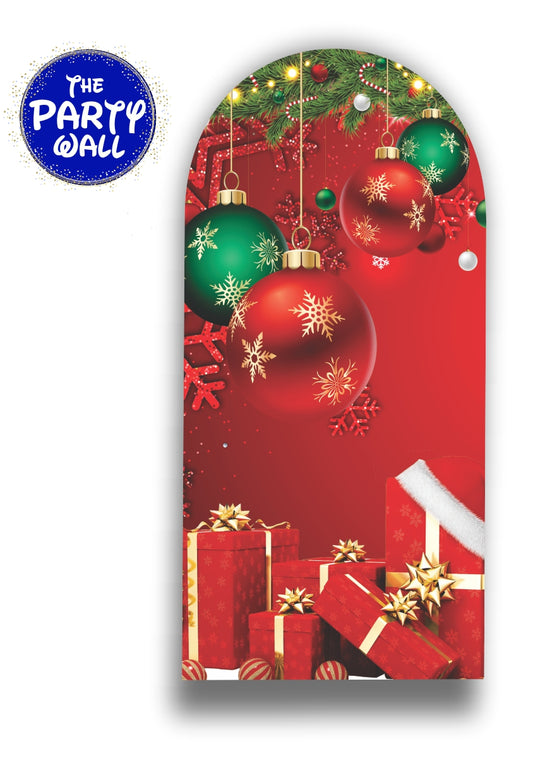 Navidad - Funda para mampara de punta redonda