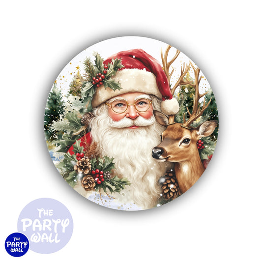 Navidad - Funda para mampara circular