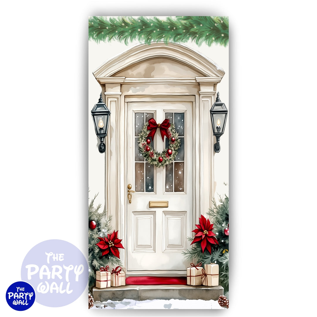 Navidad - Funda para mampara de punta redonda