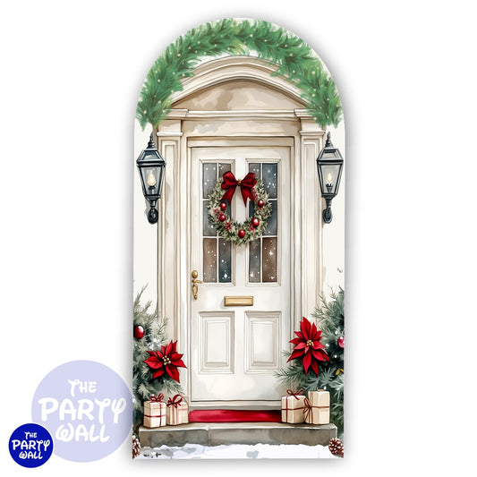 Navidad - Funda para mampara de punta redonda