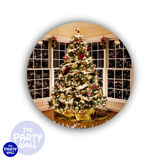 Navidad - Funda para mampara circular