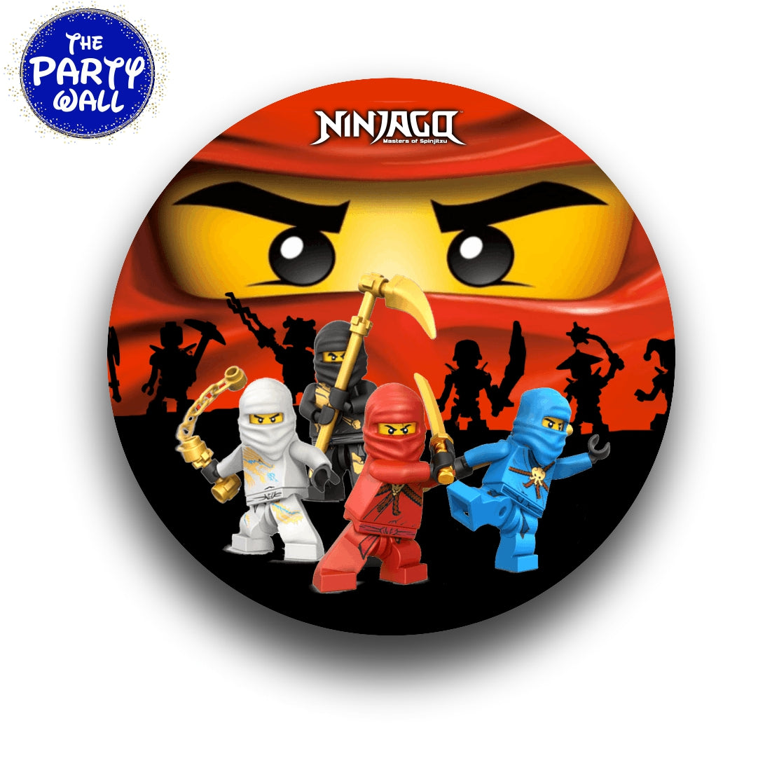 Ninjago - Funda para mampara circular