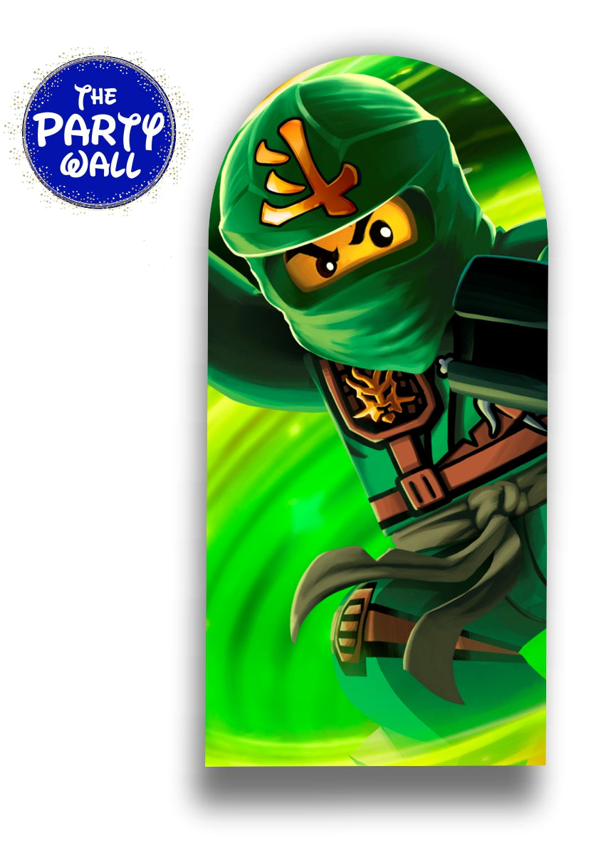 Ninjago - Funda para mampara de punta redonda