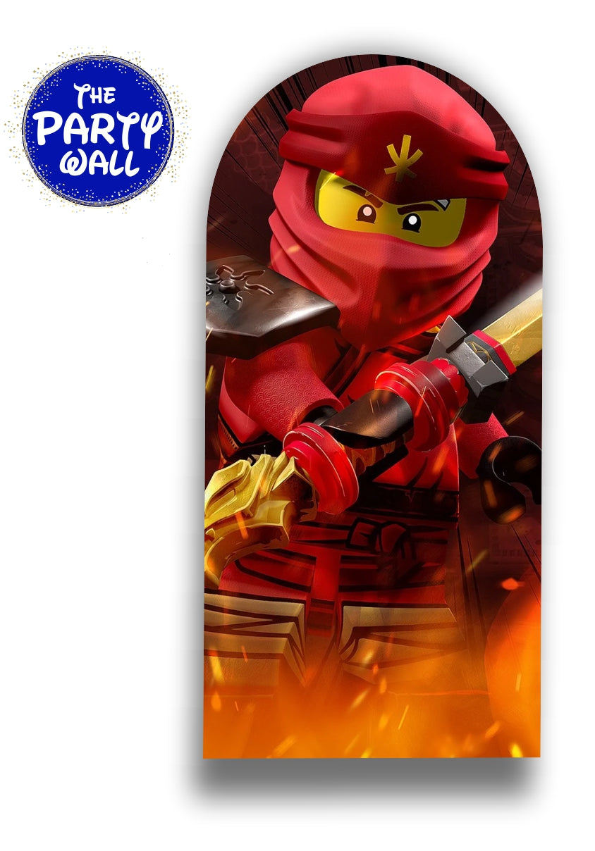 Ninjago - Funda para mampara de punta redonda