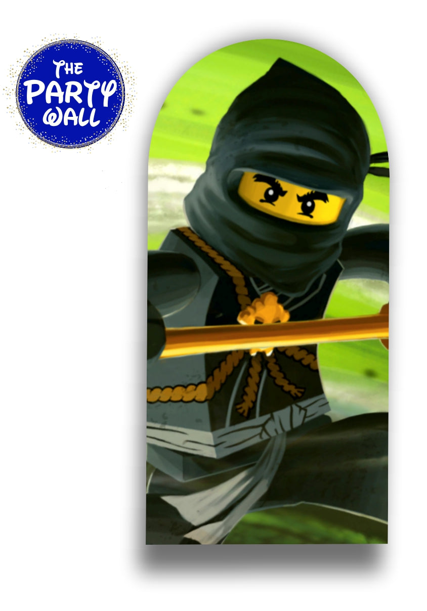 Ninjago - Funda para mampara de punta redonda