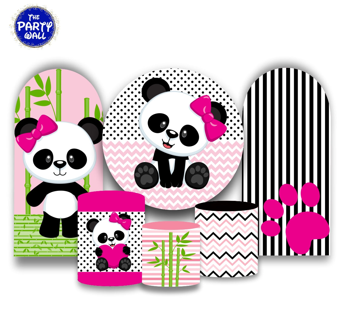 Panda - Fundas para set + 2 complementos