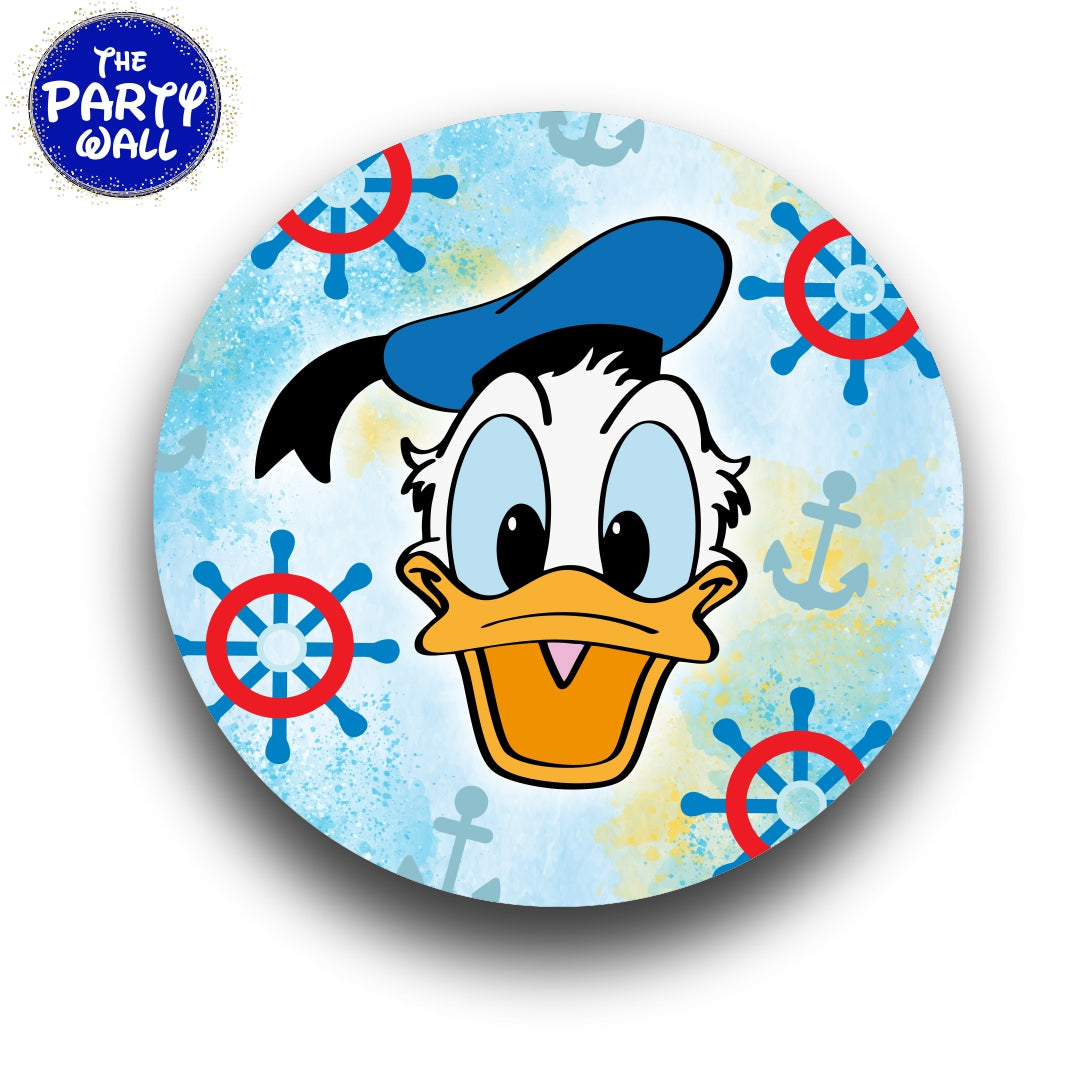 Pato Donald - Funda para mampara circular