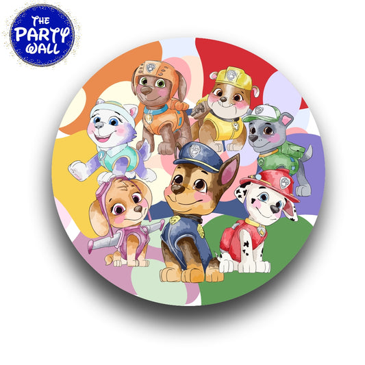 Paw Patrol - Funda para mampara circular