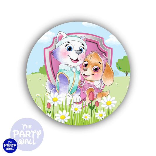 Paw Patrol - Funda para mampara circular