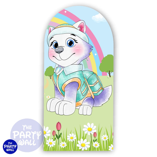 Paw Patrol - Funda para mampara de punta redonda