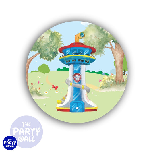 Paw Patrol - Funda para mampara circular