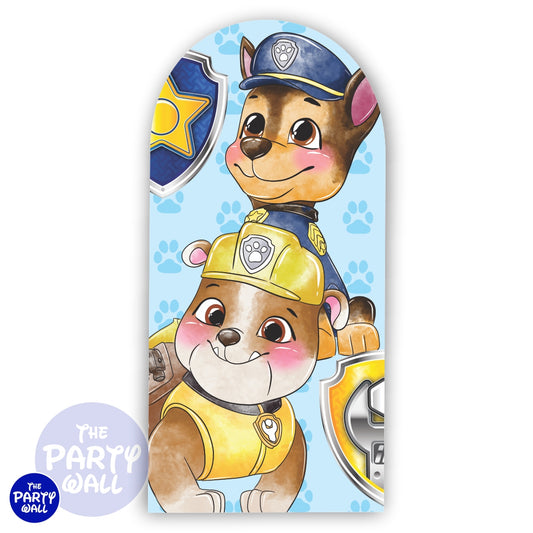 Paw Patrol - Funda para mampara de punta redonda