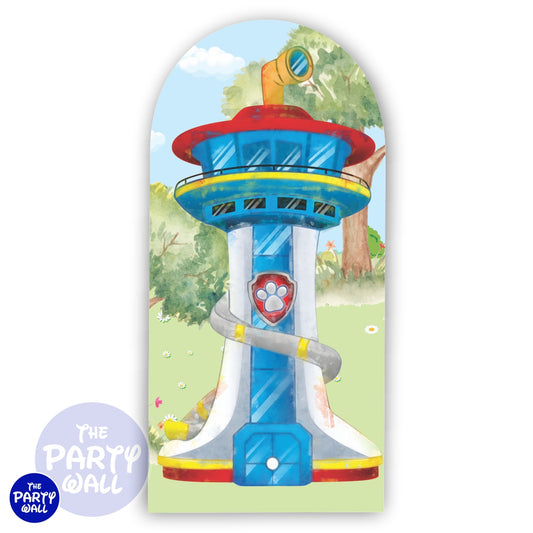 Paw Patrol - Funda para mampara de punta redonda