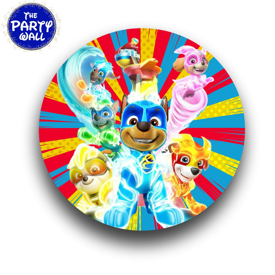 Paw Patrol - Funda para mampara circular