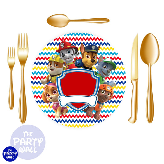 Paw Patrol - Funda cubre platos