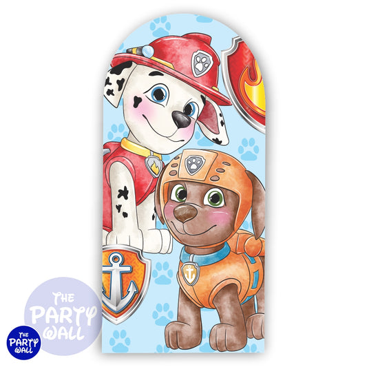 Paw Patrol - Funda para mampara de punta redonda