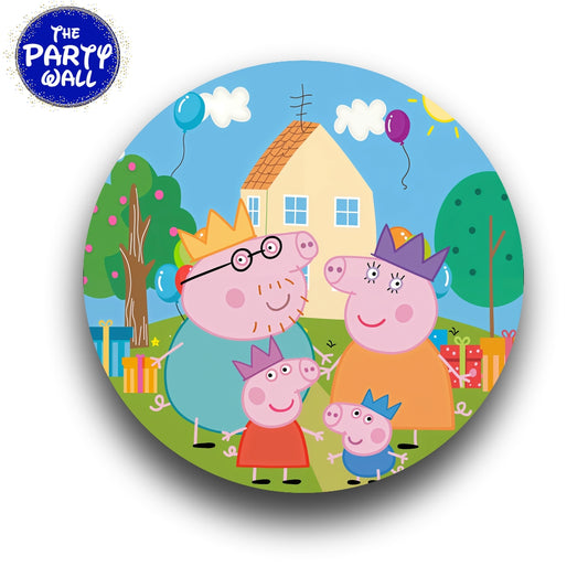 Peppa Pig - Funda para mampara circular