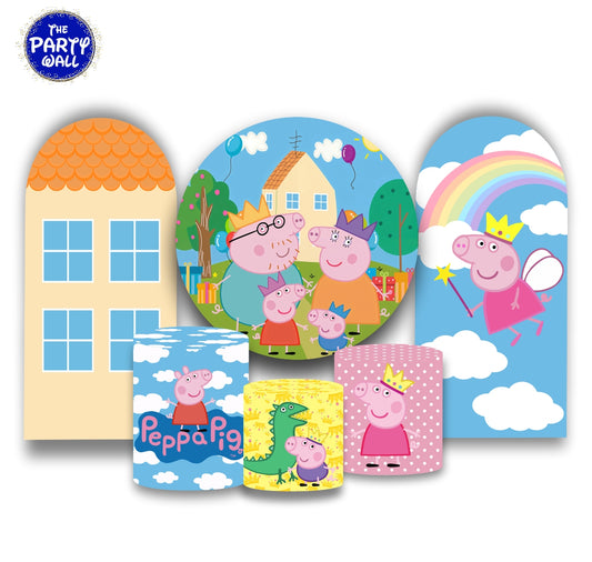 Peppa Pig - Fundas para set + 2 complementos