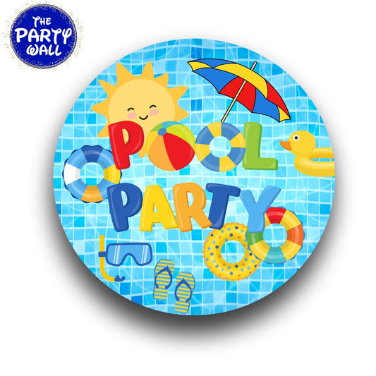 Pool Party / Albercada - Funda para mampara circular