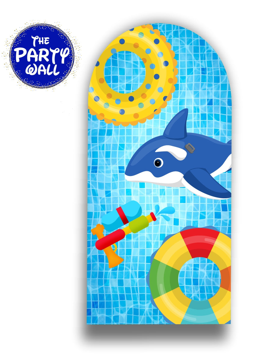 Pool Party / Albercada - Funda para mampara de punta redonda