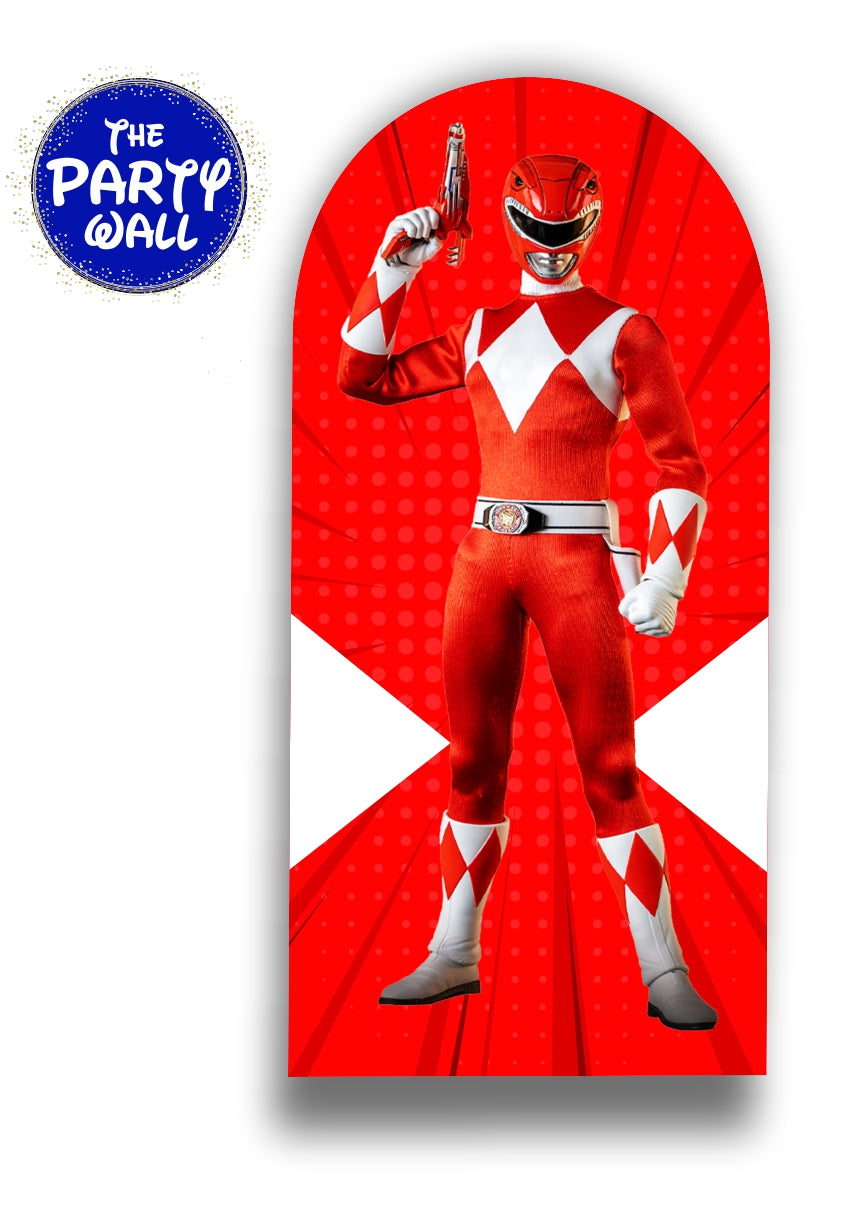 Power Rangers - Funda para mampara de punta redonda