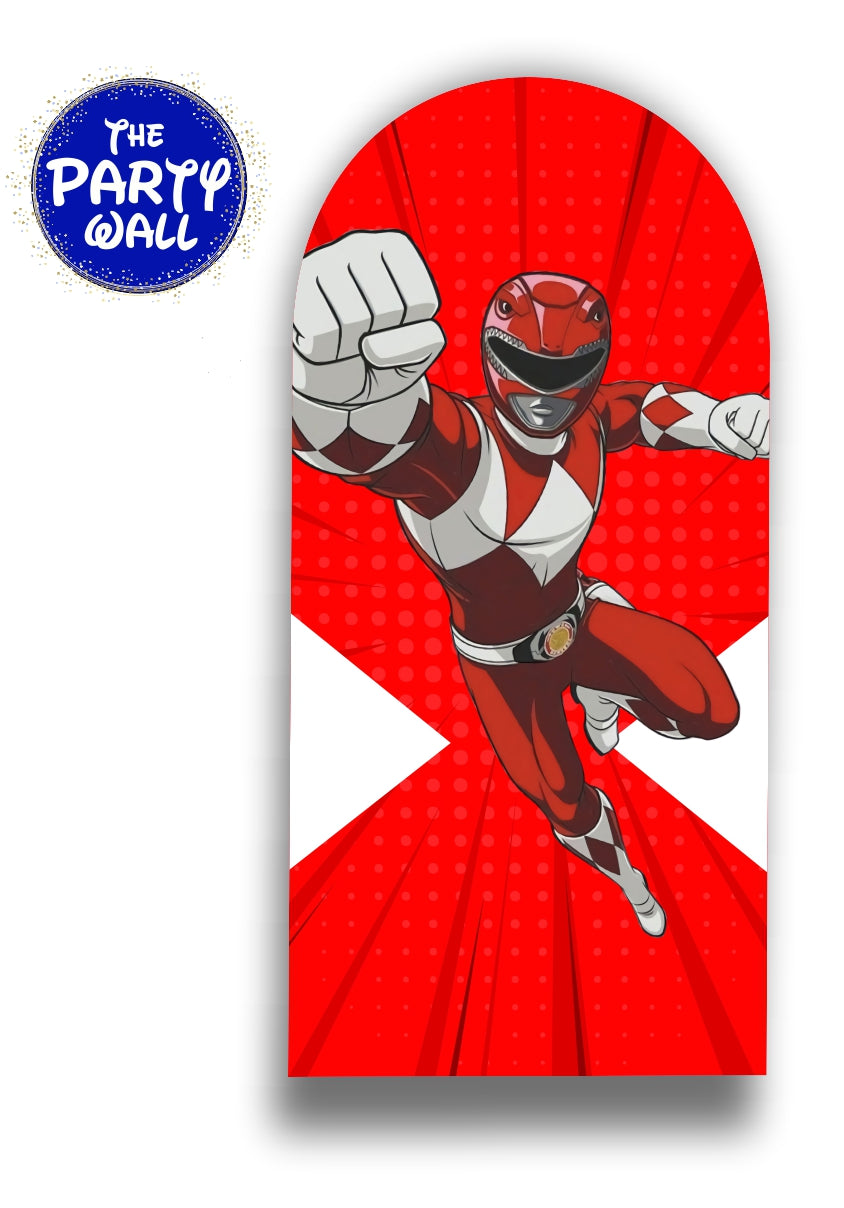 Power Rangers - Funda para mampara de punta redonda