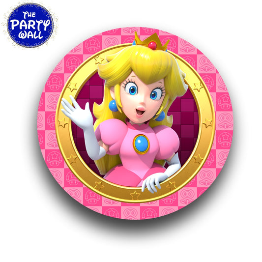 Princesa Peach - Funda para mampara circular