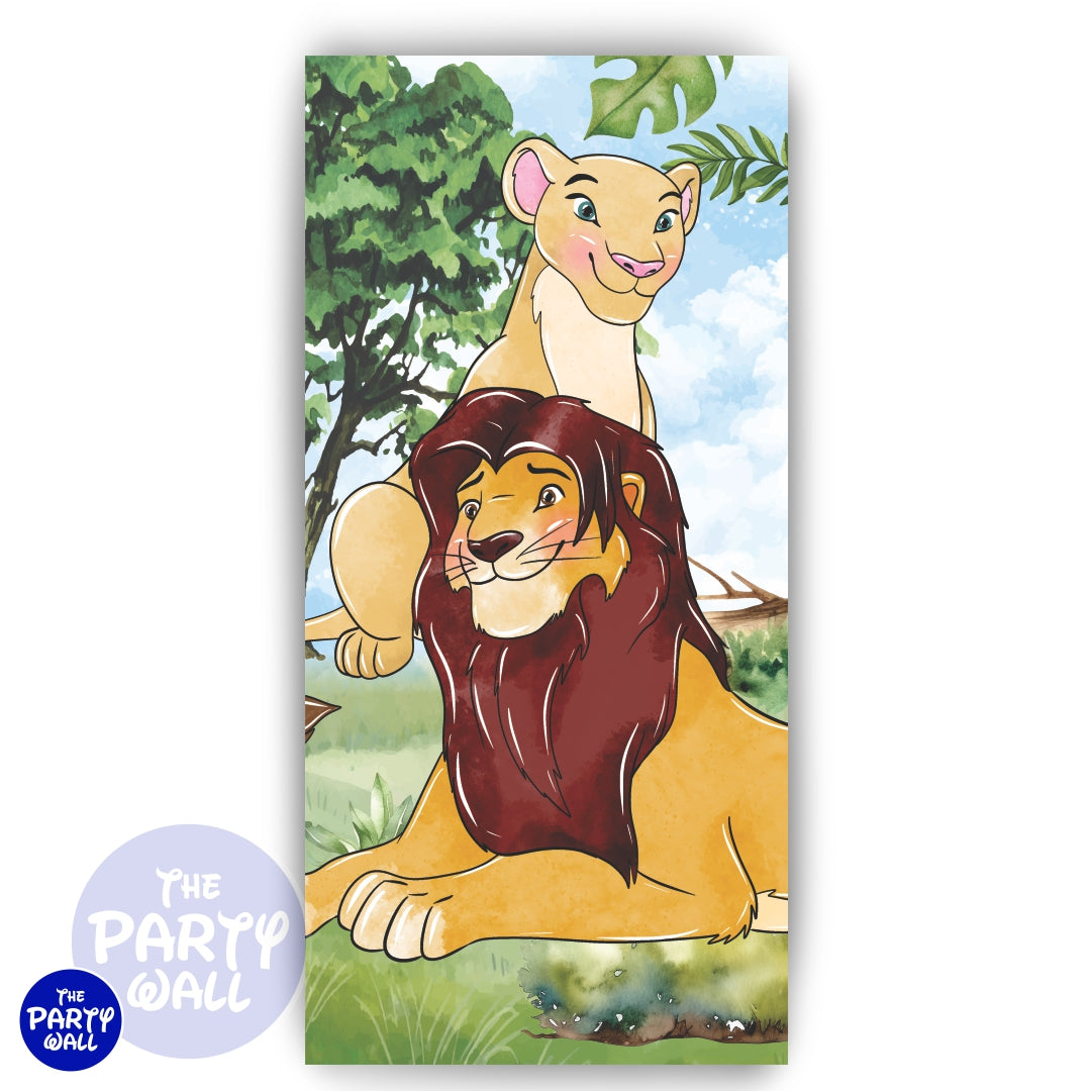 El Rey León - Funda para mampara de punta redonda