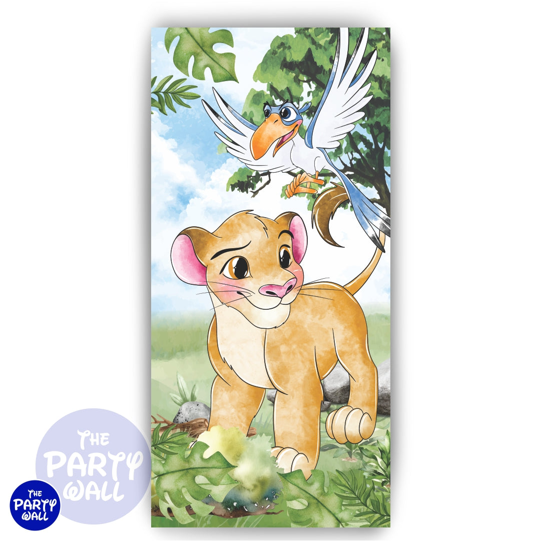El Rey León - Funda para mampara de punta redonda